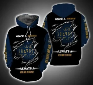 Notre Dame All Over Printed Clothes NC111125 - T-Shirt, S